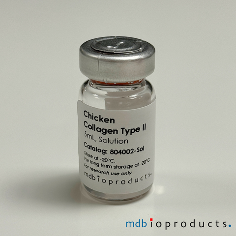 Collagen Type II, Chicken, Solution, Collagen-Induced Arthritis,type II Chicken Collagen, MD Bioproducts, MD Biosciences
Keywords: alpha-1 chain of type II collagen, alpha-1(II) chains, COL2A1, CII, Chicken CII, Collagen Type 2, Chicken Collagen Type 2